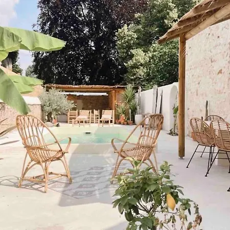 Maison Hortense 4 Etoiles Piscine Chauffee Et Sauna Buxeuil (Vienne)