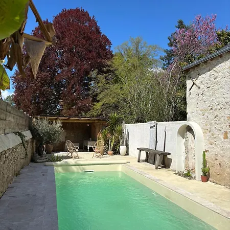 Maison Hortense 4 Etoiles Piscine Chauffee Et Sauna Buxeuil (Vienne)